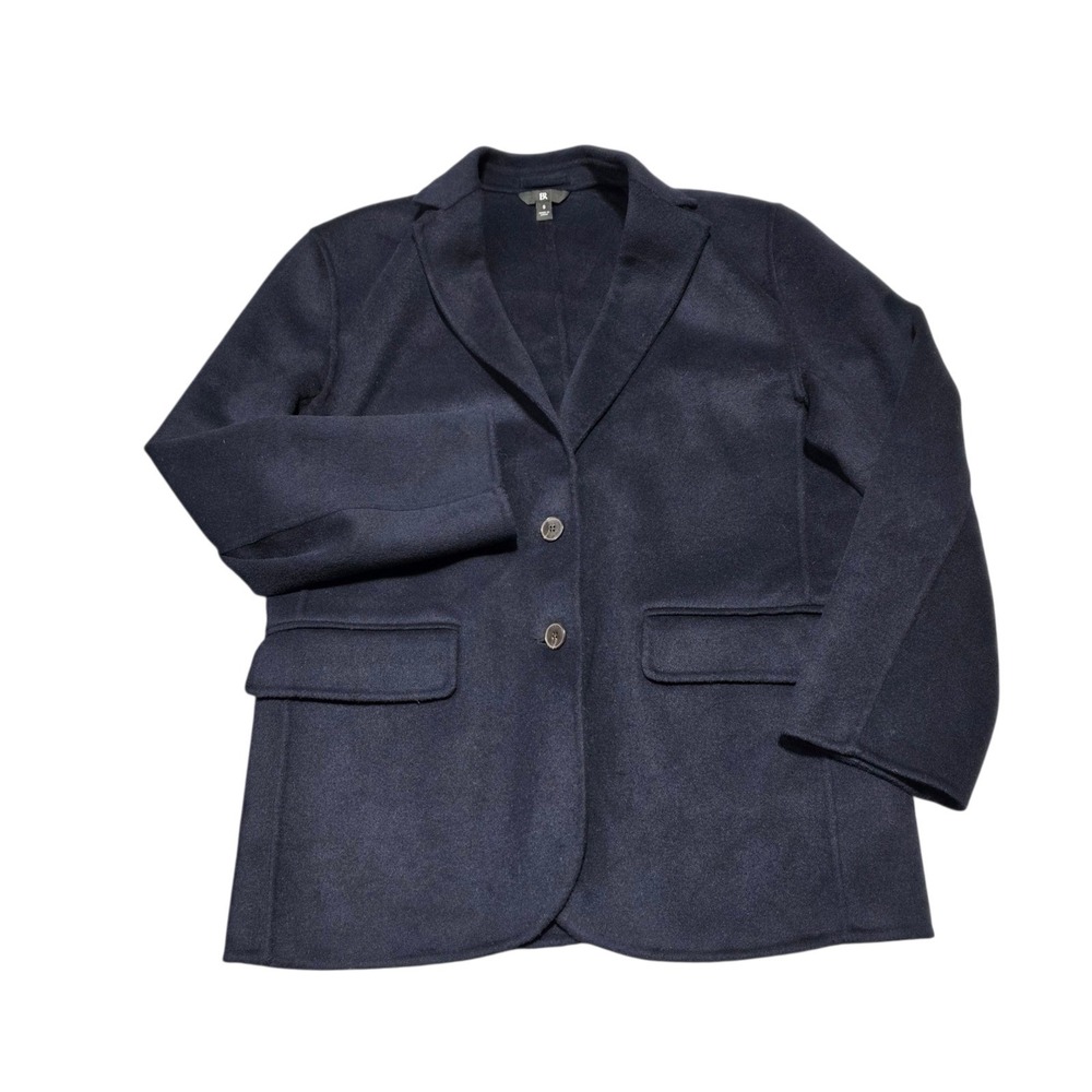 Banana Republic Transitional Blazer Men S Preppy‎ Navy Wool Blend 850180-00